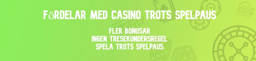 Casinon utan Spelpaus 2024 - Våra toppval för dig! 3 utan spelpaus